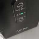 Aeitto Ice Makers Countertop, 9 Ice Cubes Release in 6 Mins, 26Lbs/24H, 2 Sizes of Bullet Ice Machine,Self-Cleaning Portable Ice Maker with Ice Scoop and Basket for Home Kitchen Office RV Bar, Black