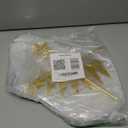 Sratte 3 Pcs Girls Fairy Costumes Fairy Star Wand and Gold Crown Fairy Wings for Girls Halloween Party Accessories Dress up Birthday Decorations