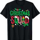Christmas Squad Santa Elf Family Matching Pajamas Boys Girls T-Shirt Medium