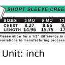 Viuluti Beautiful 2037 Baby Boy Girls Onesie Short Sleeve Bodysuits Infant Cute Romper Perfect Handicraft (Gray)