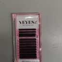 VEYES INC Easy Fan Volume Lash Extensions 03 05 07 J/B/L/C/CC/D/DD Curl 825mm Mixed & Single Length Tray, Matte Black Self Fanning Eyelashes, Professional Supplies for Lash Techs (0.07 CC 816mm)
