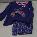 The Children's Place Baby Girls And Toddler Long Sleeve Top and Pants Snug Fit 100% Cotton 2 Piece Pajama Set, 5T