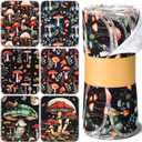 36 Pack Mushroom Reusable Cleaning Cloths Washable Cotton Kitchen Towels for Home (Stylish Color)
