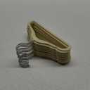 Amazon Basics Kids Velvet, Non-Slip Clothes Hangers (Baby/Toddler), 11.6 inches (for Baby Clothes), Pack of 15, Beige