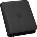Toploader Binder,Holds 112 Toploaders, 4 Pocket Top Loader Binders for 3" x 4" Rigid Card Holders for Trading Cards or Sports Cards Binders (Black), Standard