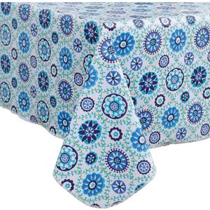 Heavy Duty Vinyl Tablecloth with Flannel Backing Waterproof Oil-Proof Plastic Table Cloth Stain-Resistant Wipeable Rectangle or Square Table Cover for Indoor and Outdoor (Floral Vine,60x84 Inch)