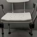 Sangohe Shower Chair, Heavy Duty Shower Seat with Back, Arms, Adjustable Height, Ideal for Bathtub, Handicap, Elderly, 796C