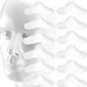 (12 PCS) Nasal Gel Pads Universal Nose Pads for CPAP Mask Can Be Trimmed Flexible Material Designed for Repeated use