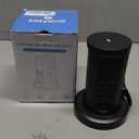 Power Strip Tower, kakyanill Surge Protector Tower 9 AC Outlets 8 USB (4 USB C), 6 Ft Retractable Extension Cord, Charging Station for Office Dorm Room, Black