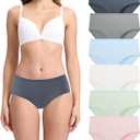 BAMBOO COOL Womens Underwear Breathable Mesh Moisture-Wicking Briefs, Soft & Lightweight Panties L