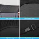ZATOOTO Car Window Shades - Single Layer Car Window Screen for Front Side Sun Shade Elastic Mesh for Most Vehicles, Side Window Sun Shade Easy Installation, Breathable & Clear View