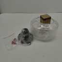 Industrial Semi Flush Mount Ceiling Light, 800 Lumen LED Bulb Included, Seeded Glass Shade Farmhouse Light Fixture for Hallway Corridor Kitchen Bathroom Bedroom Passway