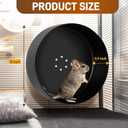 Upgraded 15" Chinchilla Running Wheel,Metal Exercise Wheel for Chinchillas, Hamsters or Other Small Pets, Silent Chinchilla Wheel for Cage