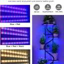 Plant Stand Indoor with Grow Light,60 IN Tall Plant Shelf w/ 4-Head Full Spectrum Grow Lights,Corner Plant Stands for Multi Plants,6 Tiered Plant Holders,Metal Plant Shelves for Home Office