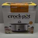 Crock-Pot 7 Quart Oval Manual Slow Cooker, Stainless Steel (SCV700-S-BR), Versatile Cookware for Large Families or Entertaining