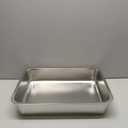Large Stainless Steel Litter Box with High Sided, Metal Cat Litter Box, Odor-Free Non-Stick Litterbox Pan, Easy to Clean Pet Supplies Toilet Tray for Indoor Cats, Kittens or Multicat Homes