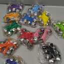 24 Pcs Wrist Band Jingle Bells, 12 Colors Band Wrist Bells Ankle Bells, Adjustable Musical Hand Bells Jingle Bell Bracelets for Kids, Rhythm Instrument Percussion Christmas Party Favors