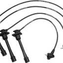 uxcell Car Spark Plug Wires Set of 4 Ignition Wires for Toyota Celica Corolla 1993-1997 Paseo 8128 Te41
