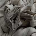 Bedsure King Comforter Set, Beige Soft Prewashed Bedding for All Seasons, 3 Pieces GentleSoft Bed Set, 1 Lightweight Comforter (104"x90") and 2 Pillowcases (20"x36")