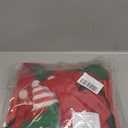 JNYVE Christmas Elf Costume for Kids - Girls Elf Dress Set Velvet Cosplay Santa's Helper Costume Xmas Outfit (4-5 Years)