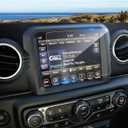 2018-2022 2023 Wrangler Screen Protector for Jeep Wrangler (Sahara/High Altitude/Rubicon/Rubicon 392/Sport S/Willys) 8.4-Inch Touch Screen, 9H Tempered Glass 2023 Wrangler 4xe Accessories 8.4"