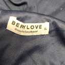 BeryLove Womens Sparkly Off Shoulder Formal Wedding Guest 2026 Cocktail Mesh Sequin Dress (X-Large, Navy)