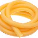 10 ft Latex Rubber Tubing 5/8 inch OD 1/2 inch ID Multicolor Natural Latex Tube Surgical Tubing Sling Rubber Band Fitness Hose, 1 Continuous Piece