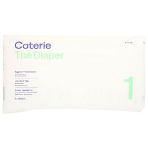 Coterie Diapers Size 1, 33 CT