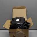 Dual Automatic Cat Feeder 2 Cats,6 Meals/Day,12 Portions/Meal,4.2L Dual Power Double Bowls Feeder,Dry Food Auto Pet Dispenser,10S Voice Record,Flexible Schedule Timer (Black,Stainless Dual Bowls)