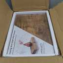 Floating Shelf with Drawer Set of 2, Floating Nightstand for Bedroom - 16 Wall Shelf, Floating Shelf with Storage Bathroom Kitchen Floating Bedside Table (Rustic Brown)