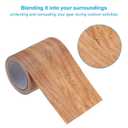 PATIKIL Wood Grain Repair Tape 2.2" x15ft,2 Pcs Self Adhesive Realistic Textured Repair Tape Patch for Floor Door Table Cabinets Desk,Chestnut Maple