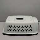 Petmate Vari Dog Kennel Portable Carriers & Crates for Smaller Dogs or Puppies and Pets 10 to 20 lbs, Airline-Friendly Plastic Pet Carrier For Home and Travel, 24" Long, Taupe & Black, 24 x 16.7 x 14.5