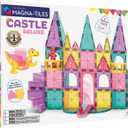 Magna-Tiles Castle DLX 48-Piece Magnetic Construction Set, The Original Magnetic Building Brand