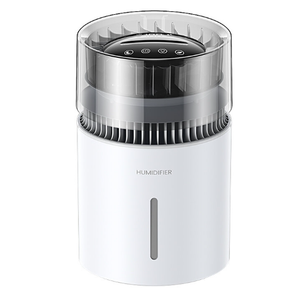 Evaporative Humidifier with Filter, Air Humidifiers up to 270 Sqft, Fogless Humidifier with Touch Control & 1-8H Timer, Sleep Mode, Night Light, Easy-Clean for Home Office