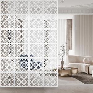 Boshen 24PCS Hanging Room Divider Wall Screen Panel Room Divider Panels Privacy Screen Divider Home Decor for Living Room Bedroom Home Office Restaurant Decor-Window Flower