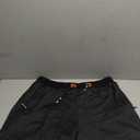 QPNGRP Mens Shorts Casual Drawstring Zipper Pockets Elastic Waist, Size 40