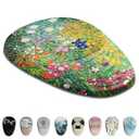 Armanza Mouse Pad, Cute Floral Mouse Pad with Wrist Rest Support and Non-Slip PU Base, Ergonomic Mousepad for Pain Relief, Office & Home, Computer, Oil Painting Flowers