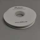 Ribbli White Satin Ribbon Double Faced Satin 1/2 inch x Continuous 50 Yards-White Ribbon for Gift Wrapping Crafts Wedding Decoration Bows Bouquet Floral Arrangement