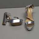 MERUMOTE Women's Fashion Platform Sandals Block Heels Wedding Summer Dress Shoes (8.5)