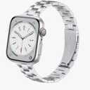 Thin Stainless Steel Bands Compatible with Apple Watch 38mm 40mm 41mm 42mm 44mm 45mm 46mm for Women, Metal Straps for iWatch Series 11 10 9 8 7 6 5 4 3 2 1 SE