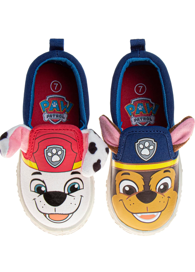 Kids Character Slip-On Canvas Shoes Sesame Street, Mickey Mouse, Spider-Man, Paw Patrol, Spongebob Casual Everyday Sneakers for Boys & Girls 5-10 Toddler 11-13 Little Kid 1-4 Big Kid 8