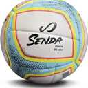 SENDA Playa Beach Soccer Ball, Fair Trade Certified, White/ Blue, Size 5 (Ages 13 & Up)