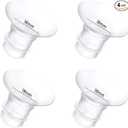4Pcs Breast Pump Flange Insert 18mm Compatible with Momcozy/Spectra/Medela/eufy/Elvie/Lansinoh/Paruu P10 Breast Pump, Fit for Momcozy M5/M9/M6/V2 Pro/V2 pro/S12 Pro/eufy E10 S1 S1 Pro, 24mm Flange