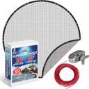 Swimming Pool Leaf Catcher Net Cover for 28 ft Aboveground Round Pool Size, Superior Choice Series, Lightweight Mesh Material, Color - Black, Pool Cover Choice 4528CHOICE