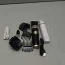 Dog Hair Clippers for Grooming Kit and Dog Paw Trimmer Nail Grinder for Grooming, Low Noise Rechargeable Cordless, Shaver Grooming Supplies for Pet Cats Dogs (Black, White)