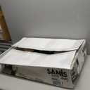 VASAGLE Laundry Hamper, Laundry Basket, Laundry Sorter with 2 Pull-Out and Removable Bags, Shelf, Metal Frame, 2 x 12.1 Gallons (46 L), 28.8 x 13 x 28.4 Inches, Ink Black and Rustic Brown UBLH201B01