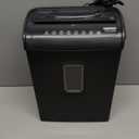 Aurora AU608MB High-Security 6-Sheet Micro-Cut Paper Credit Card Shredder with 3.5-Gallon Wastebasket, 4-Minute Continuous Running Time, Security Level P-4