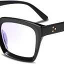 FEISEDY Retro Square Blue Light Blocking Reading Glasses Anti Glare Digital Eyestrain Reader B2479