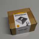 1.5" Post Base Cover, Split Type Skirt, Indoor/Outdoor Iron Deck Railing, Stair Post Base Decorative Covers (2Pack-Black)