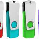 Aiibe 64GB Flash Drive 3.0 5 Pack 64GB USB 3.0 Thumb Drive USB Drives 64 GB Jump Drive Memory Stick Multi Pack 64 GB Flash Drives (64G, 5 Mixed Colors: Black Red Cyan Green Purple)